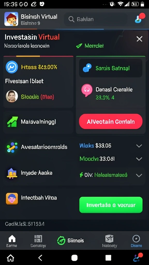 Tampilan antarmuka utama 666FF yang menarik dan mudah dinavigasi.