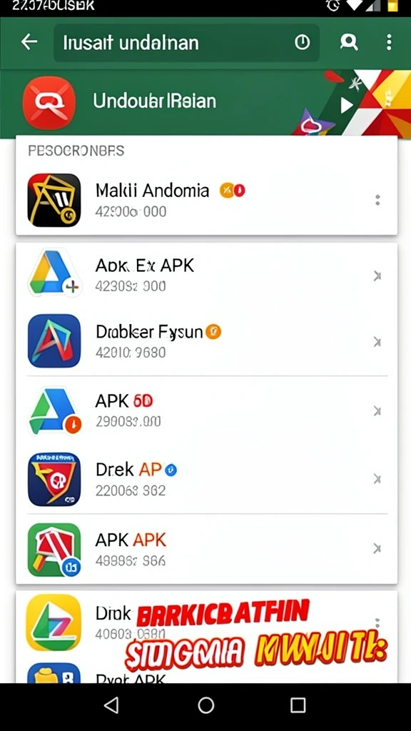 Tampilan level dengan grafis yang memukau.