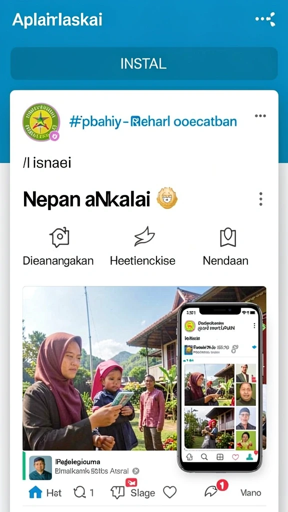 Tampilan grafis yang menarik dan penuh warna.