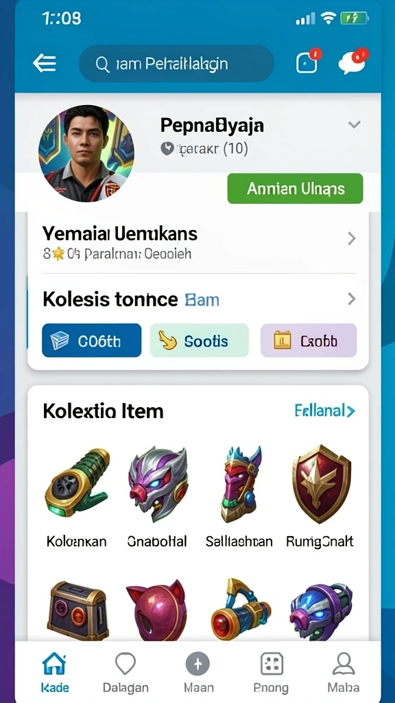 Beragam pilihan permainan yang tersedia untuk dinikmati.