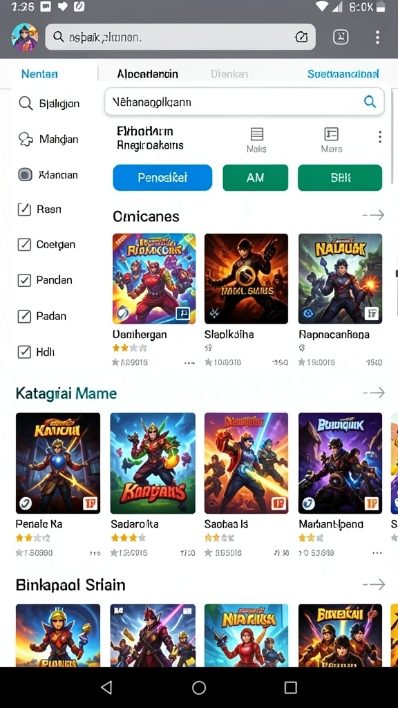 Tampilan antarmuka yang menarik dan mudah digunakan.