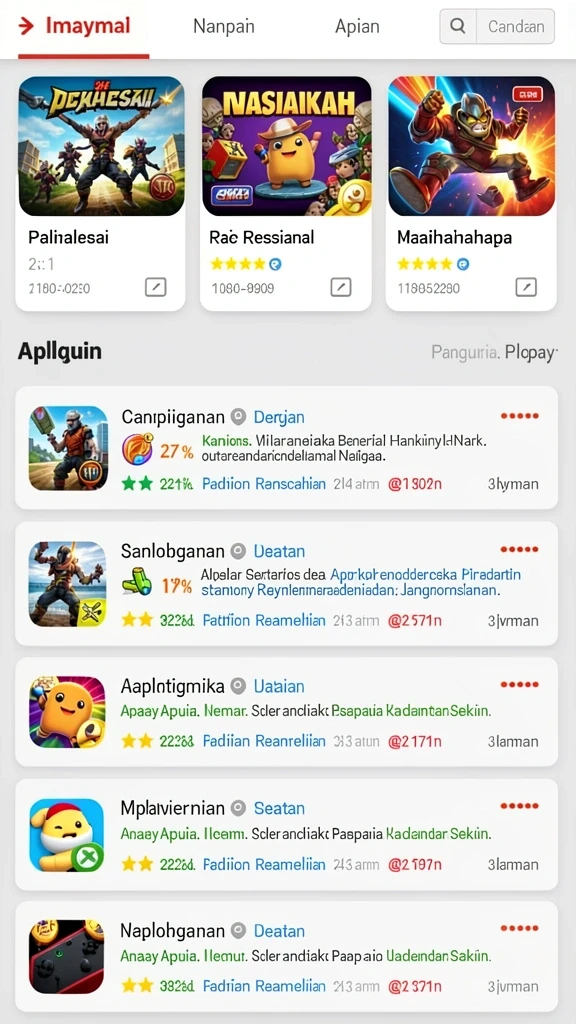 Beragam level menantang untuk semua pemain.