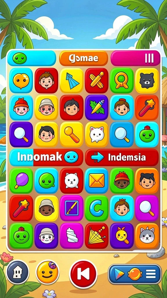Tampilan utama DEWI5000 yang menarik dan interaktif.