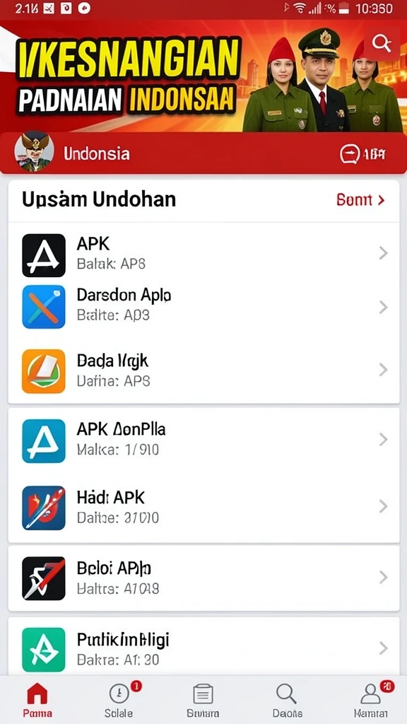 Tema permainan yang bervariasi dan menarik.