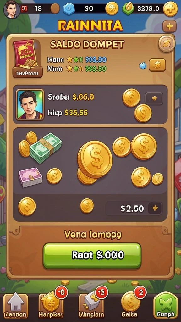 Screenshot menampilkan karakter utama dalam aksi bertarung.
