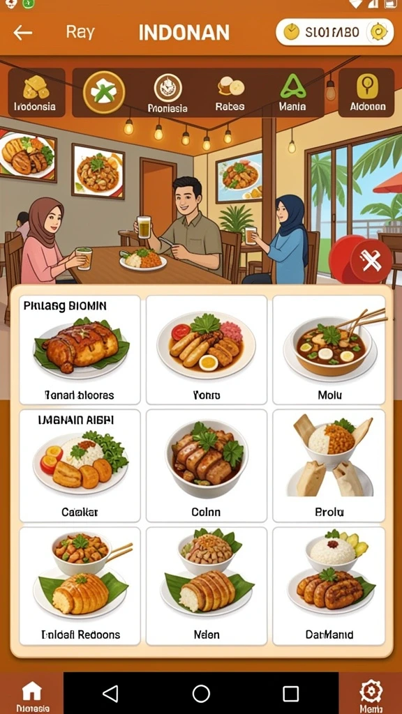 Screenshot: Antarmuka pengguna yang menarik dan intuitif.