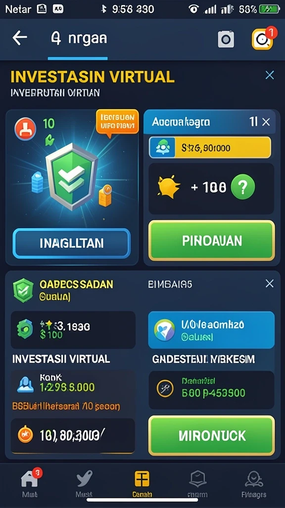 Menu pengaturan yang mudah diakses di IDR77.
