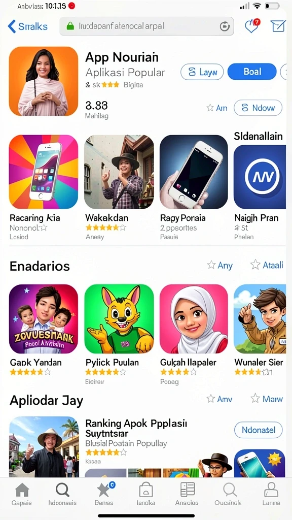 Beragam pilihan permainan yang seru untuk dimainkan.
