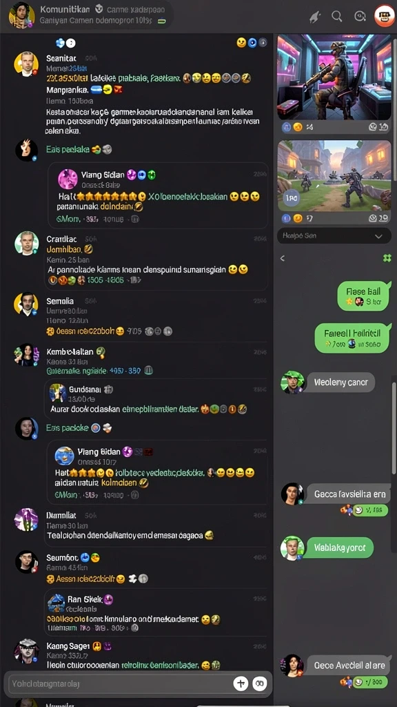 Ilustrasi gameplay seru yang membuat ketagihan.