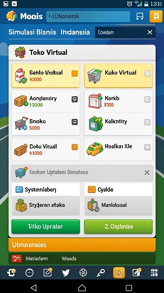 Tampilan utama aplikasi MESIRTOTO yang menarik.