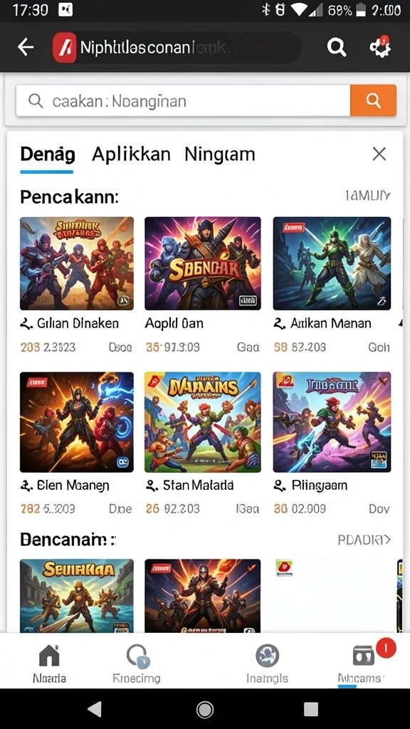 Tampilan antarmuka yang menarik dan user-friendly.