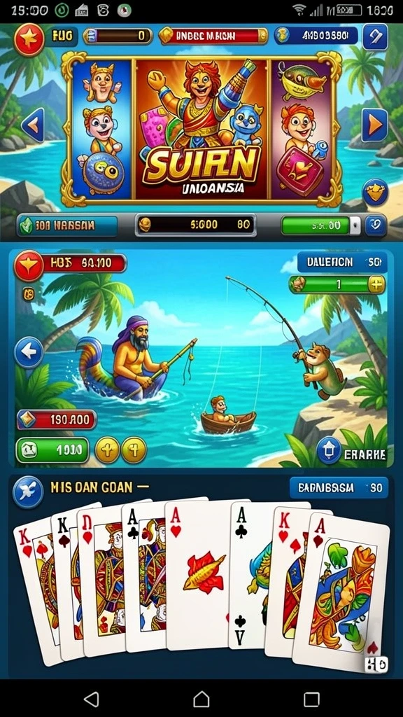 Screenshot menunjukkan pembangunan kerajaan yang megah.