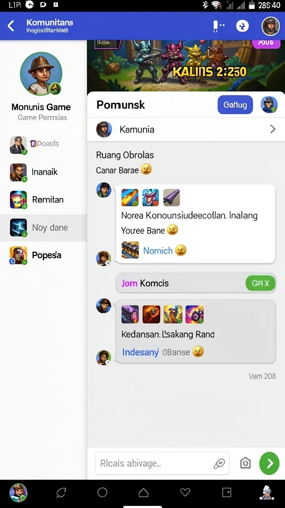 Grafis menawan yang memperlihatkan dunia OLLO4D.