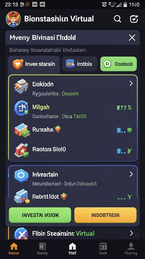 Fitur chat untuk interaksi antar pemain.