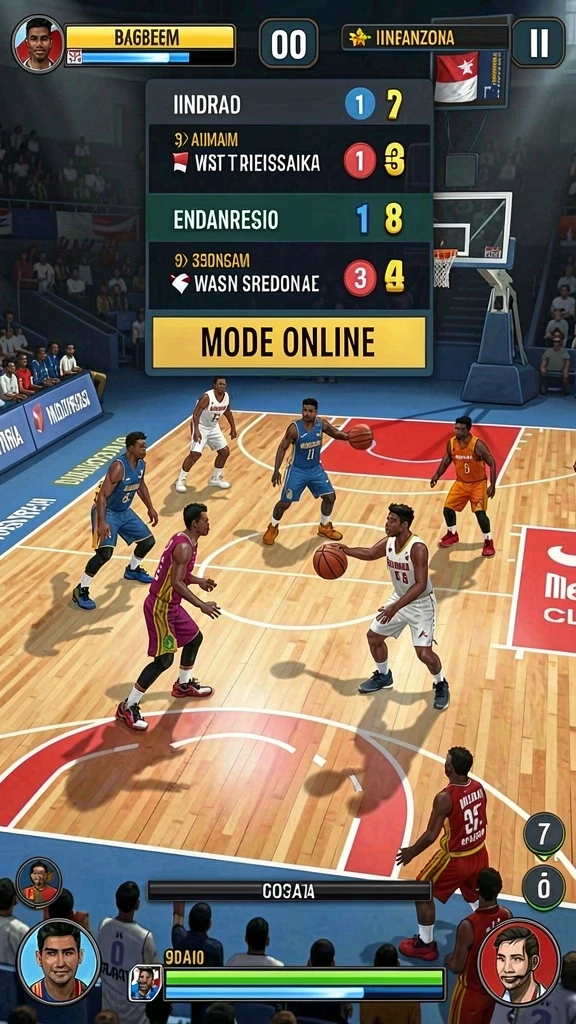 Tangkapan layar mendemonstrasikan mode multiplayer yang menarik.