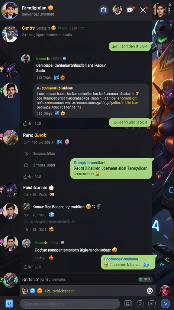 Menampilkan momen seru dalam permainan yang penuh aksi.