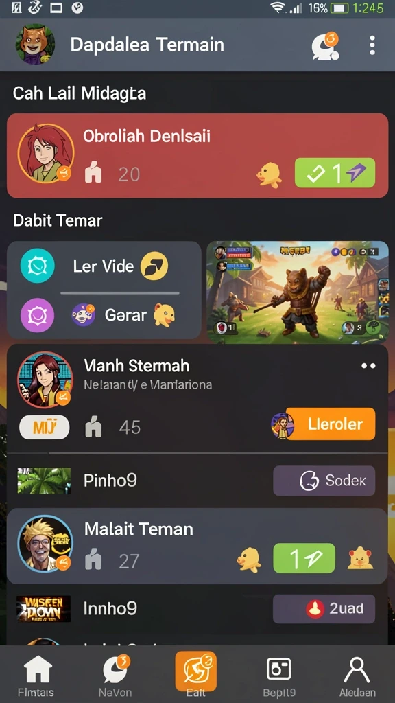 Berbagai mode permainan yang menantang bagi semua pemain.