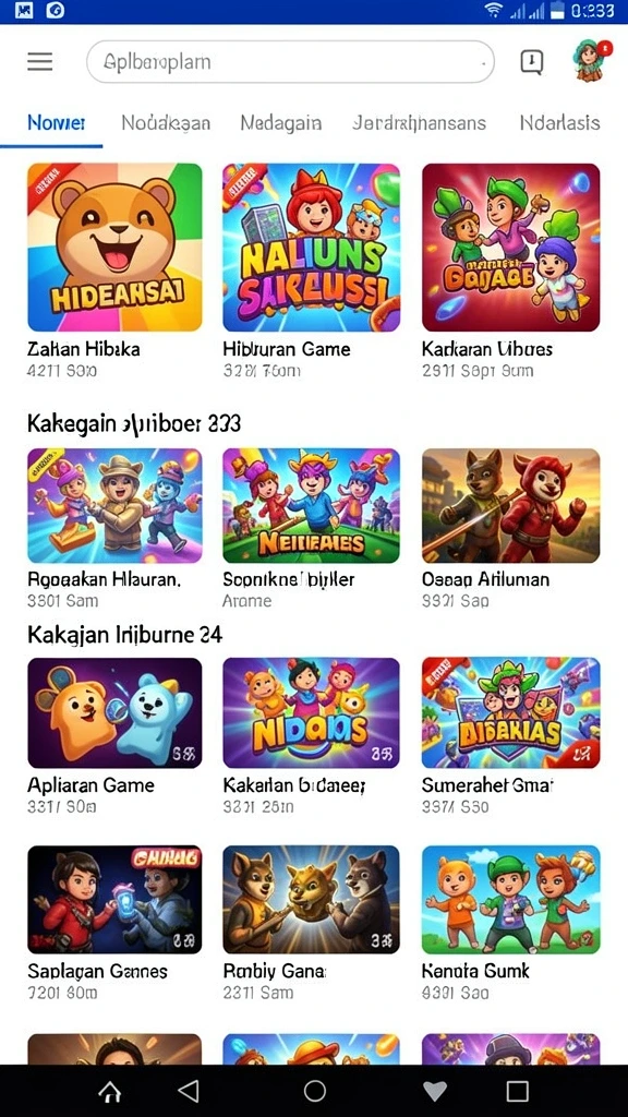 Tampilan antarmuka yang intuitif dan menarik.