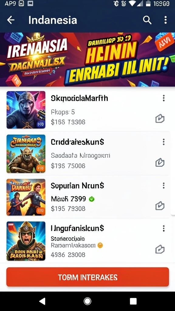 Bonus dan promosi menarik setiap hari.