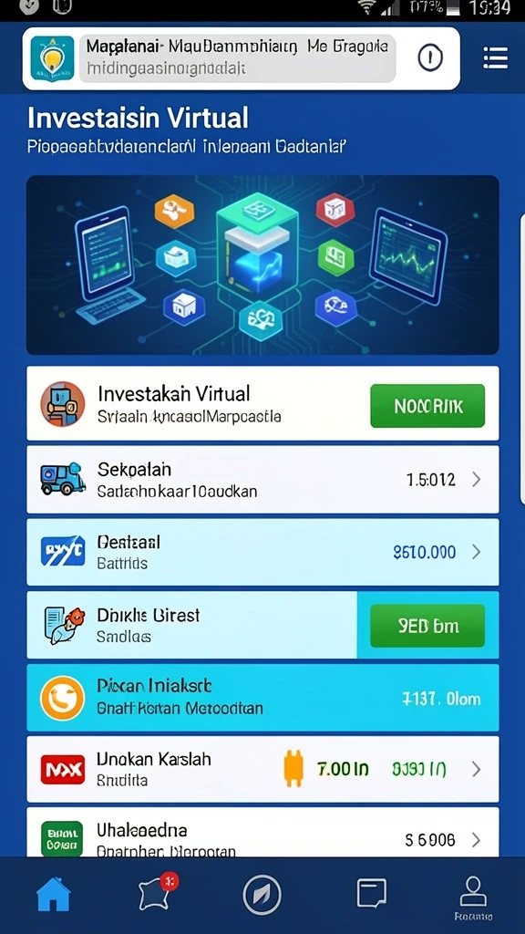 Tampilan antarmuka SPINHARTA yang memukau.