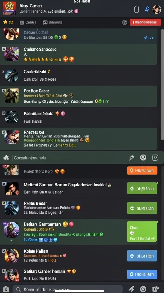 Karakter unik dengan kemampuan khusus.