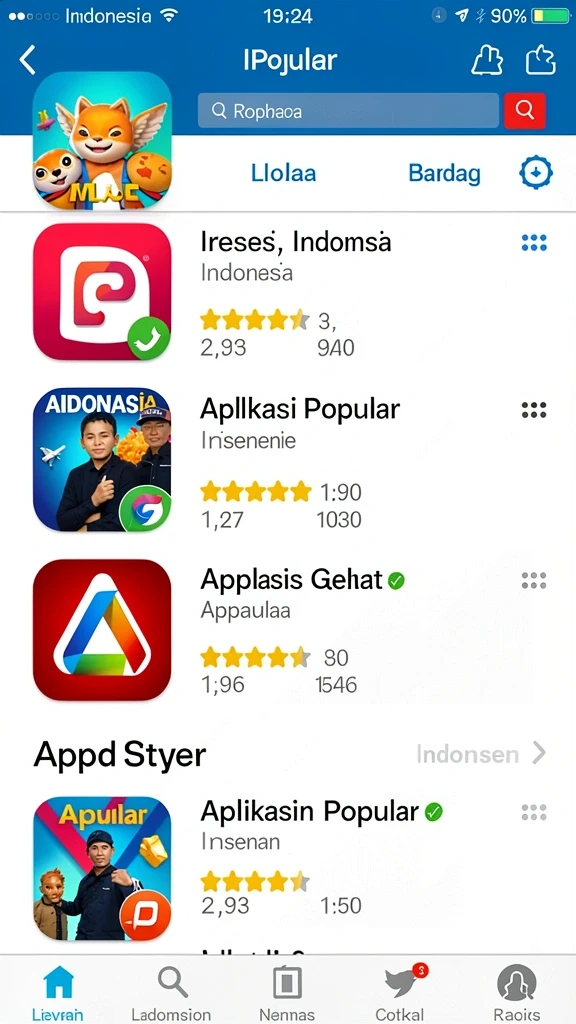 Tampilan antarmuka yang user-friendly dan menarik.