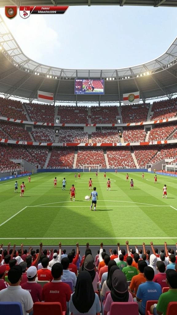 Mode permainan turnamen yang menantang dan seru.