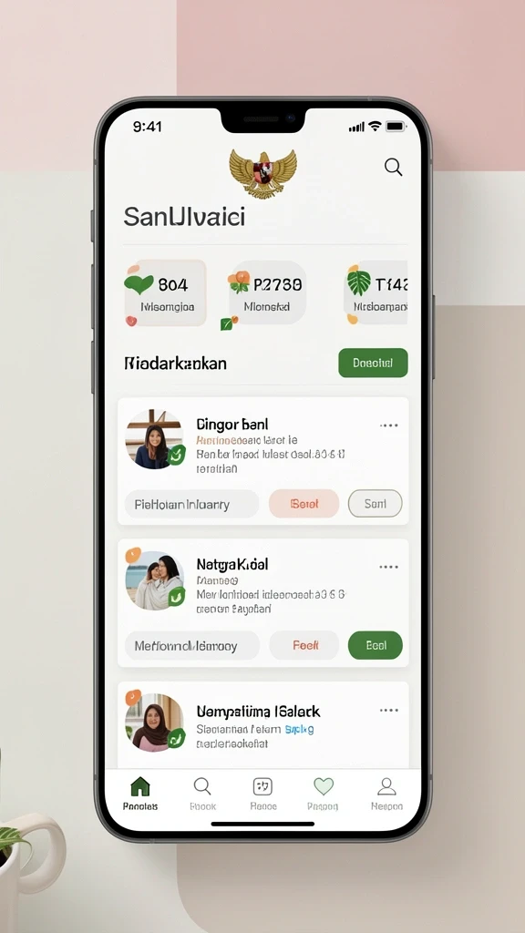 Tampilan menu utama XE77 yang stylish dan sederhana.
